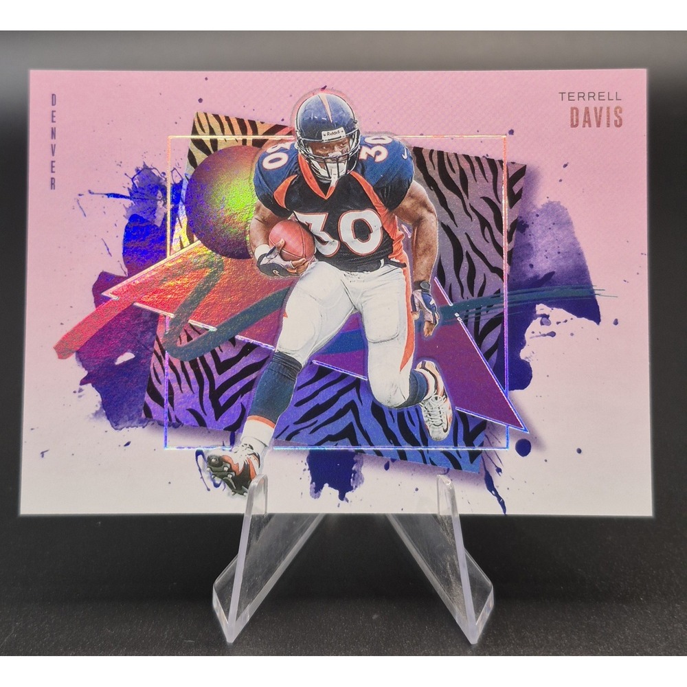 2026 Panini Decades 90’s Terrell Davis #14 90's Color Blast SSP Denver Broncos